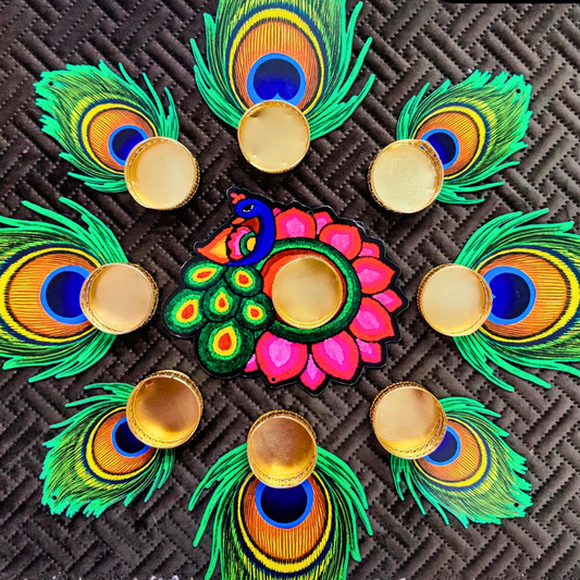 Morpankh Rangoli Set